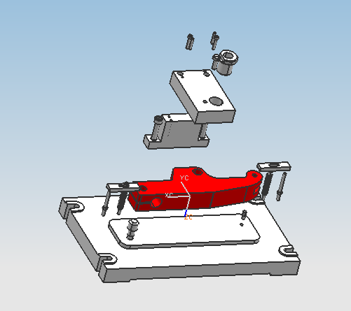 左摆动杠杆加工工艺及钻12孔夹具设计【含三维SolidWorks和UG】